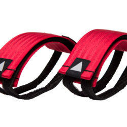 Velcro Straps – Red/Black
